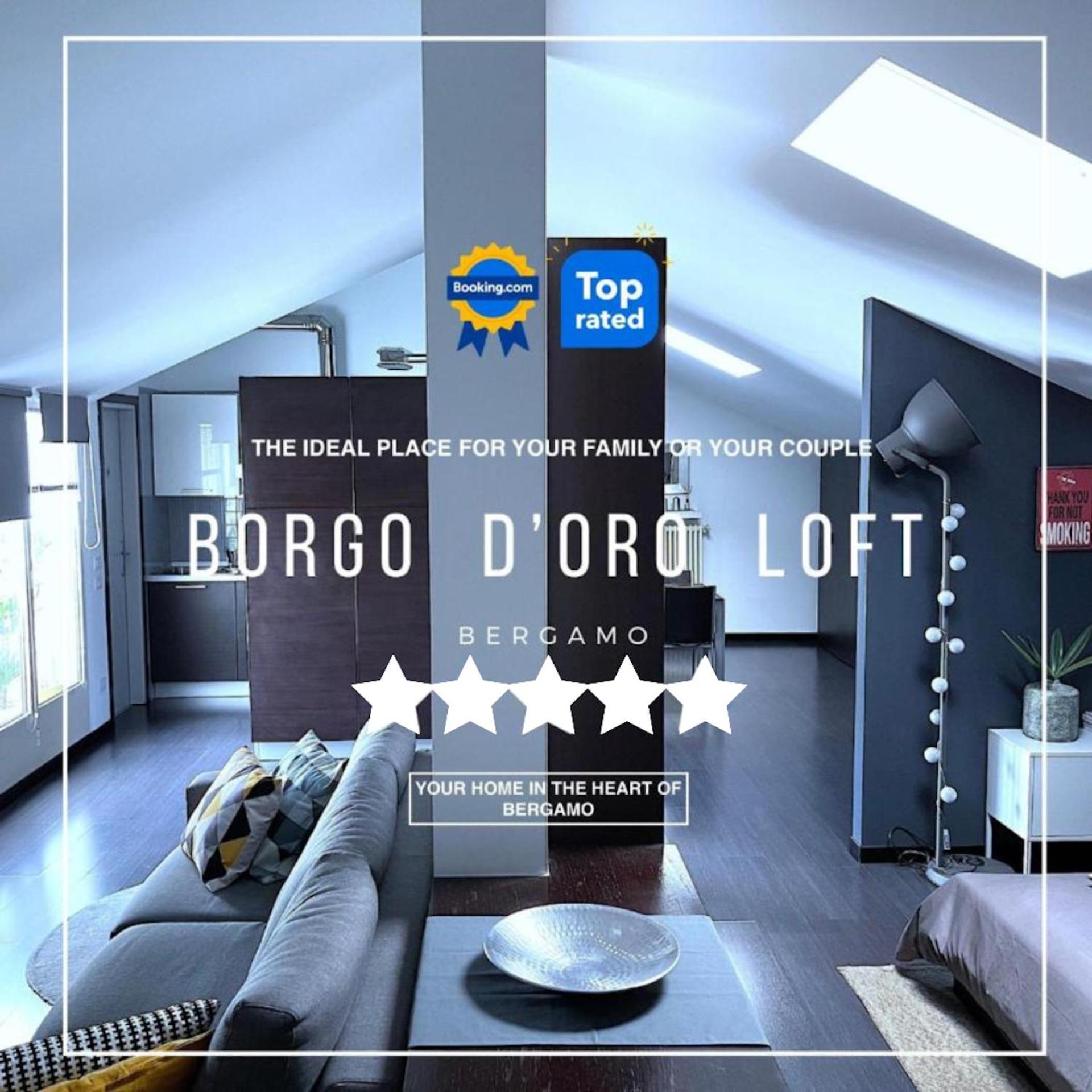 Borgo D'Oro Loft Lägenhet Bergamo Exteriör bild