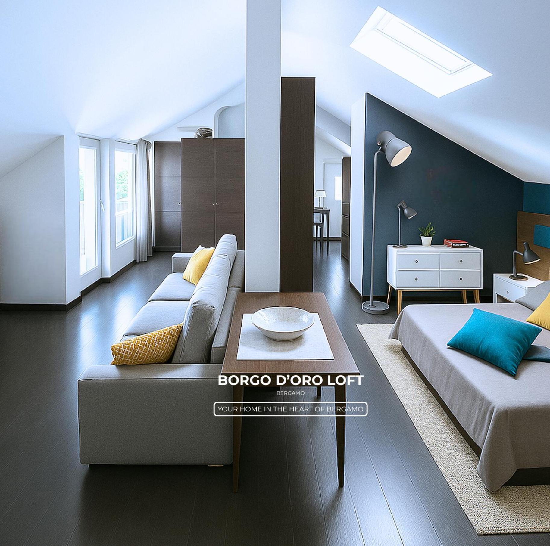 Borgo D'Oro Loft Lägenhet Bergamo Exteriör bild